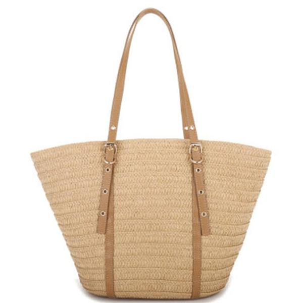 STRAW TOTE BAG
