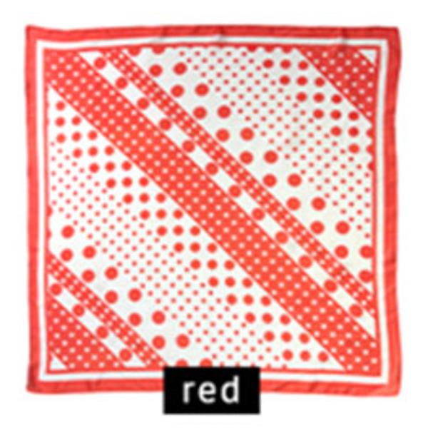 POLKA DOT PRINT SOUARE SCARF