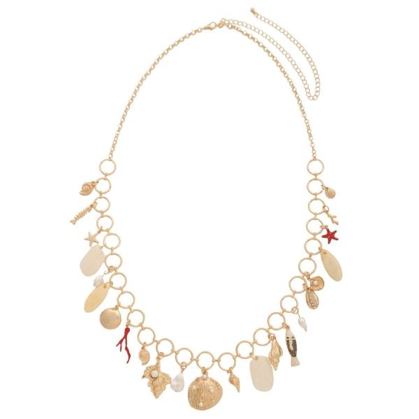 SEA LIFE MULTI CHARM CHAIN BELT