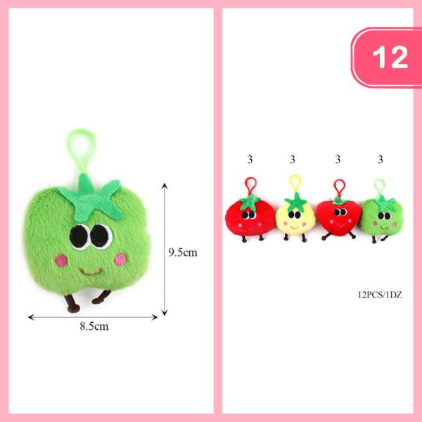 CUTE FRUIT KEYCHAIN (12 UNITS)