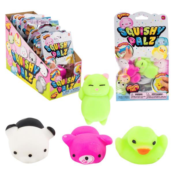 SQUISHY PALZ 2PC FDGET TOYS