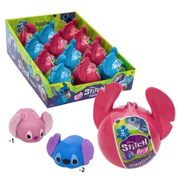 DISNEY STITCH JIGGLIES SQUEEZY TOYS