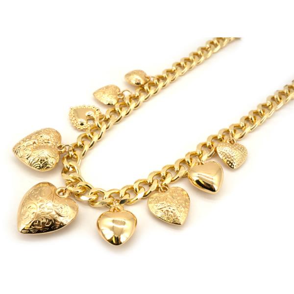 HEART CHARMS NECKLACE