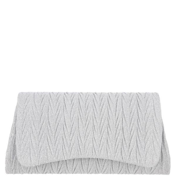 TEXTURED EVENING CLUTCH BAG
