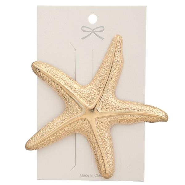 STARFISH BROOCH PIN
