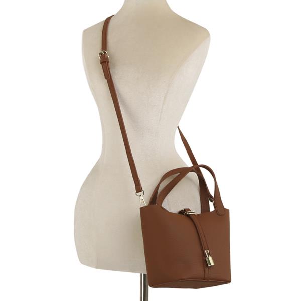 2IN1 CHIC HANDLE SATCHEL W POUCH SET
