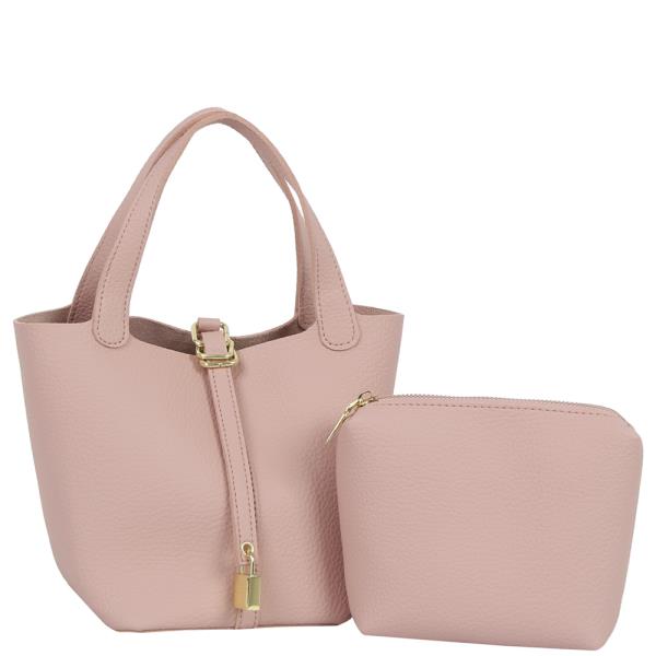 2IN1 CHIC HANDLE SATCHEL W POUCH SET