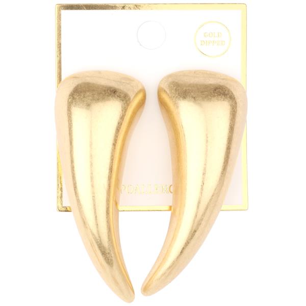 METAL CCB POST EARRING