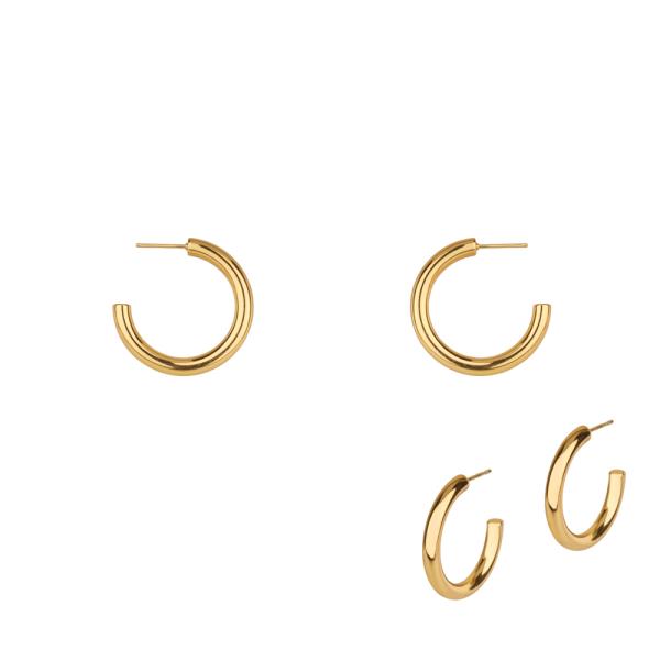 METAL STAINLESS HOOP EARRING