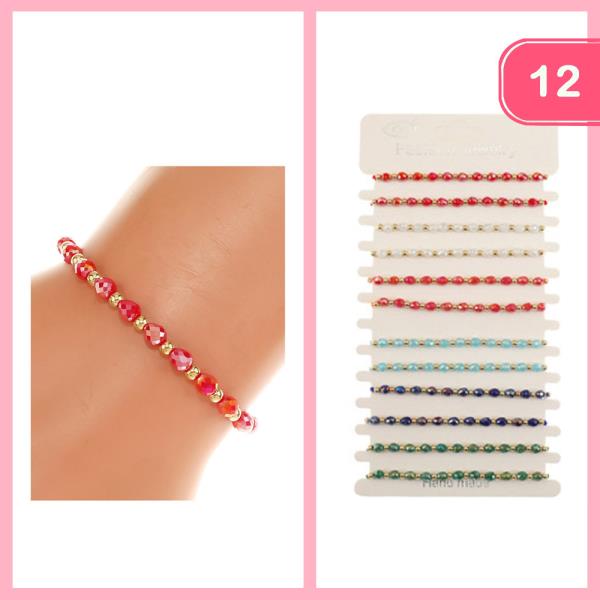 BEADED BRACELET (12 UNITS)