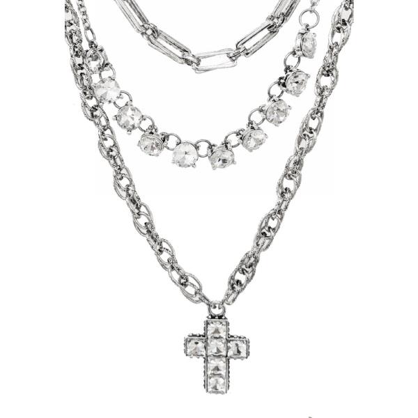 WESTERN RHINESTONE CHARM MULTI STRAND