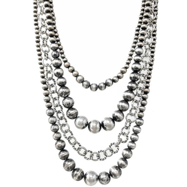 WESTERN NAVAJO MULTI STRAND NECKLACE