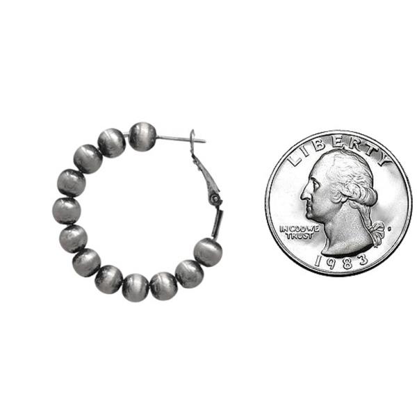 WESTERN NAVAJO HOOP EARRING