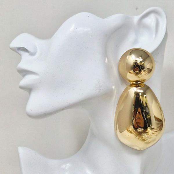 METAL BALL DROP EARRING EARRING