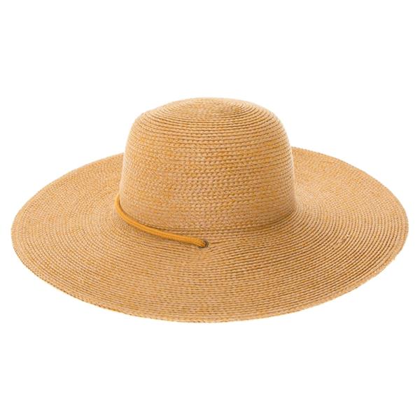 PACKABLE STRAW SUN HAT W/ CHIN CORD