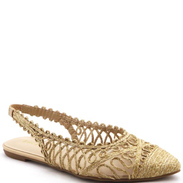 WOVEN SLING FLATS 12 PAIRS
