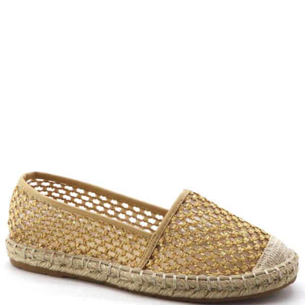 MESH CLOSED TOE ESPADRILLE 12 PAIRS