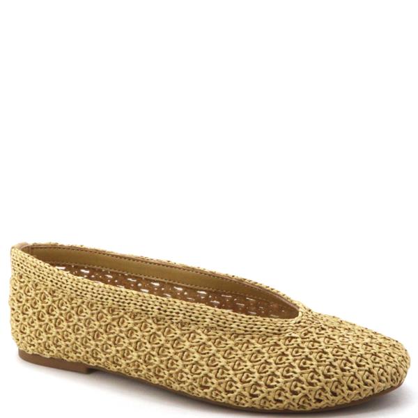 WOVEN HIGH VAMP FLAT 12 PAIRS