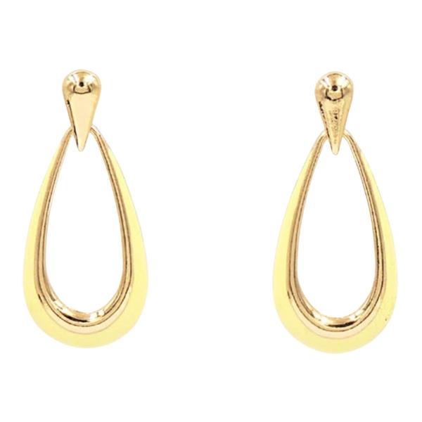 EPOXY COLOR OPEND TEARDROP EARRINGS