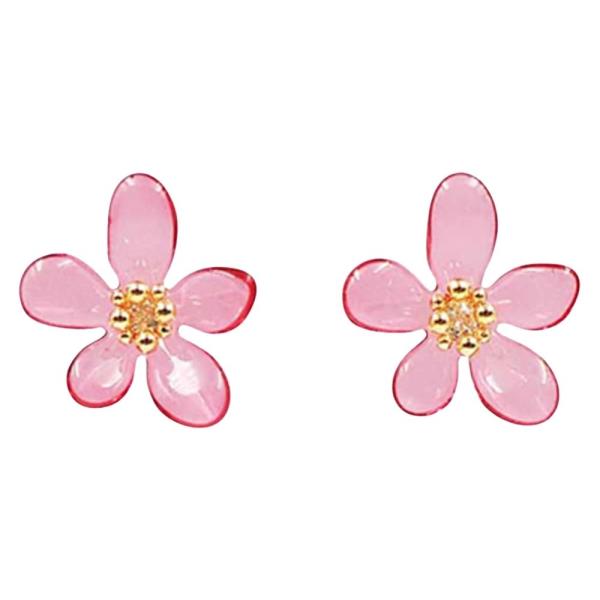 FLOWER LARGE STUD EARRINGS