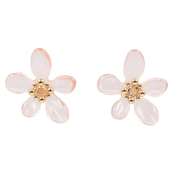 FLOWER LARGE STUD EARRINGS
