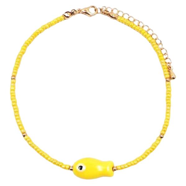 CERAMICS FISH BEA LABSTER LOCK ANKLET