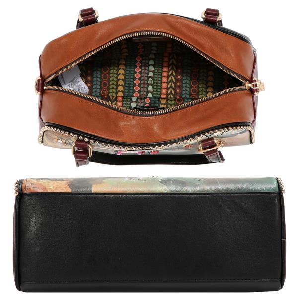 NICOLE LEE VIRTUAL FRIEND DOME SATCHEL BAG