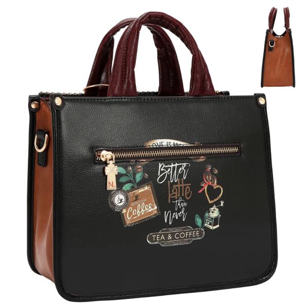 NICOLE LEE VIRTUAL FRIEND SMALL TOTE BAG