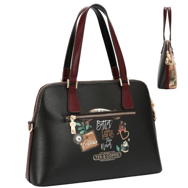 NICOLE LEE VIRTUAL FRIEND SATCHEL BAG