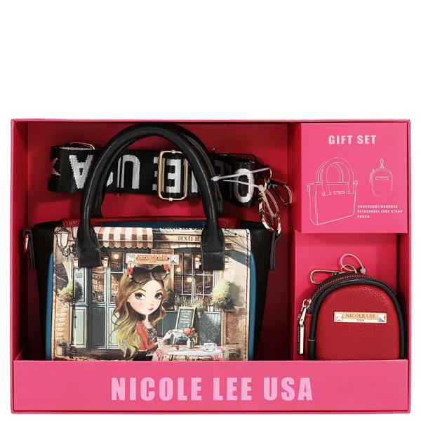 NICOLE LEE 2PC CROSSBODY POUCH GIFT SET