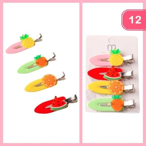 CREASELESS FRUIT CLIPS SET (12 UNITS)