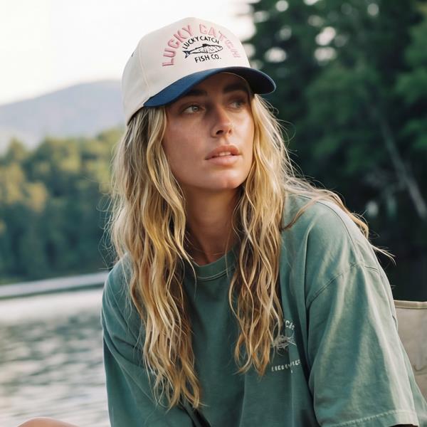 CC LUCKY CATCH TRUCKER HAT