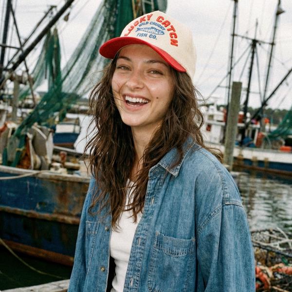 CC LUCKY CATCH TRUCKER HAT