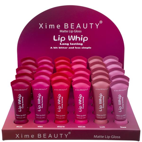 XIME BEAUTY LIP WHIP MATTE LIP GLOSS (30 UNITS)