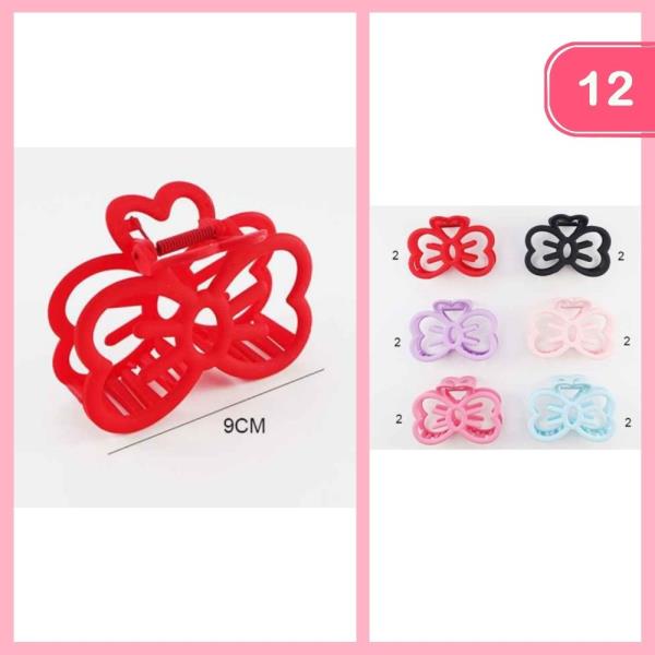 BOW HAIR CLIP (12 UNITS)