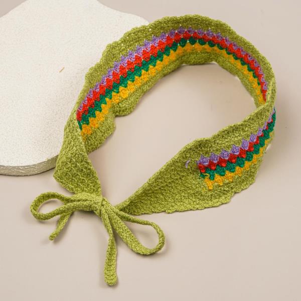 CROCHET STRIPE HEAD BAND