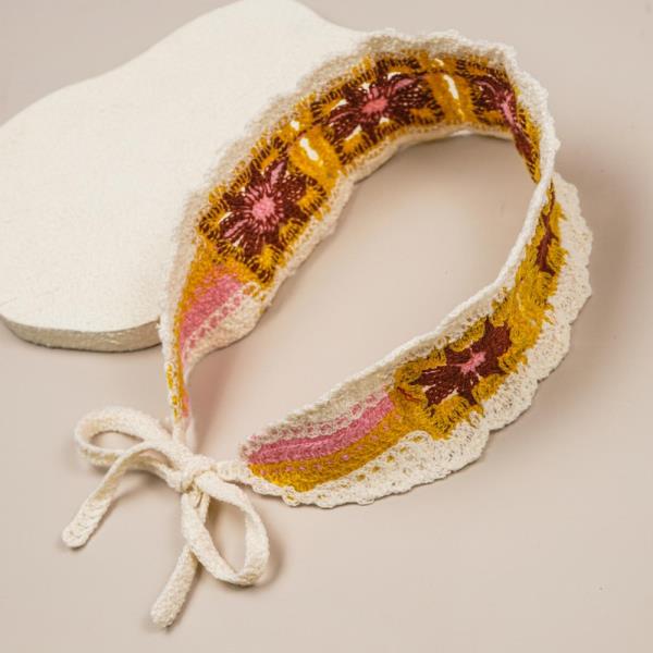 CROCHET FLOWER HEADBAND