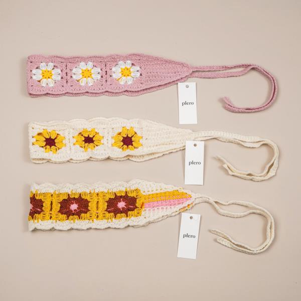 CROCHET FLOWER HEADBAND