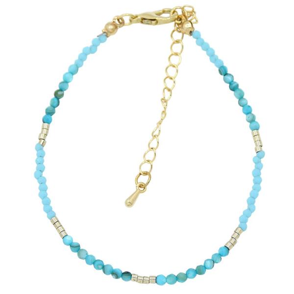 SEMI MULTI BEADED BRACELET