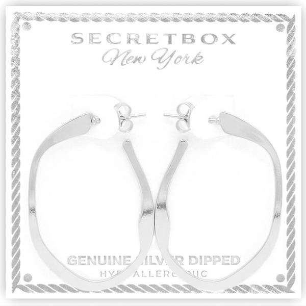 GOLD DIPPED HOOP EARRING