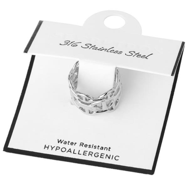STAINLESS STEEL TH OPEN RING