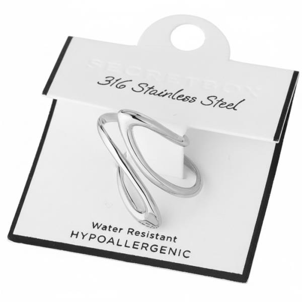 STAINLESS STEEL OPEN RING