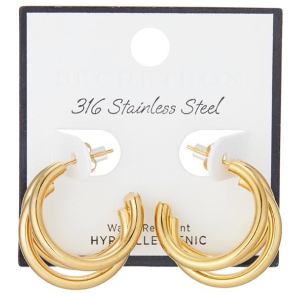 HOOP STAINLESS STEEL EARRINGS