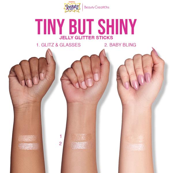 BEAUTY CREATIONS X RUGRATS TINY BUT SHINY JELLY GLITTER STICK 2PC SET