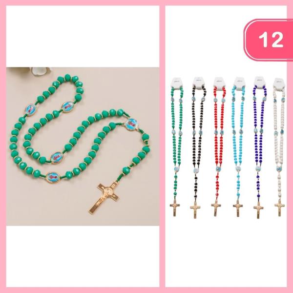 ROSARY NECKLACE (12 UNITS)