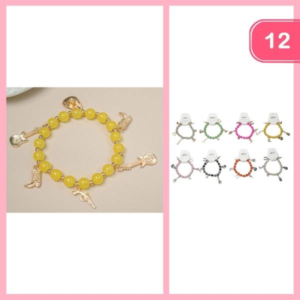 WESTERN CHARM BRACELET (12 UNITS)