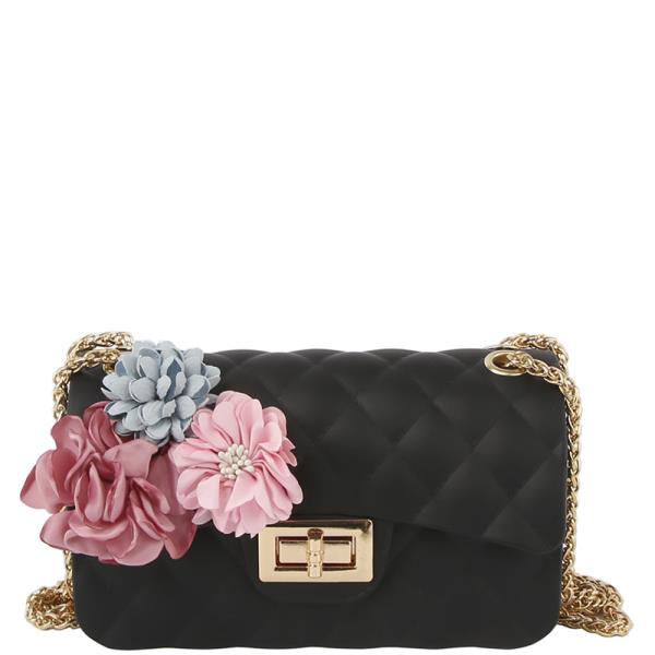 QUILTED FLORAL CROSSBODY BAG