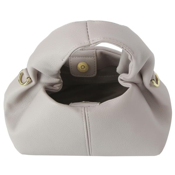 CHIC TEXTURED HANDLE SATCHEL BAG