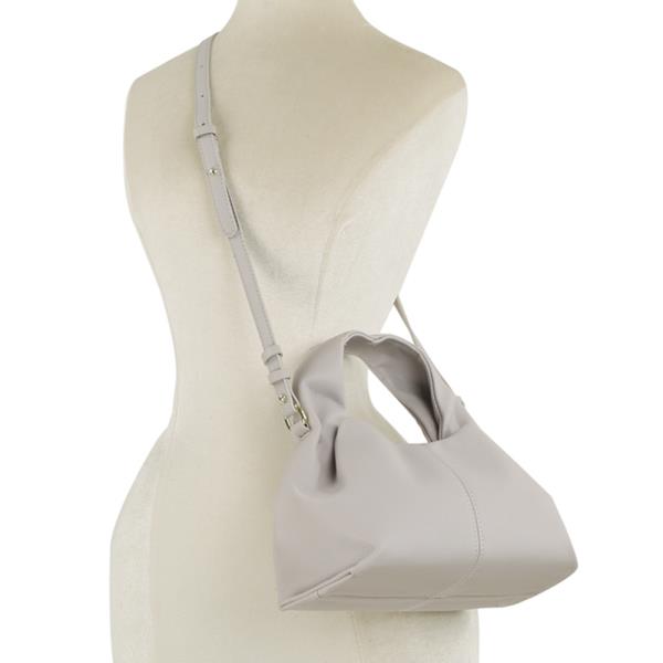 CHIC TEXTURED HANDLE SATCHEL BAG