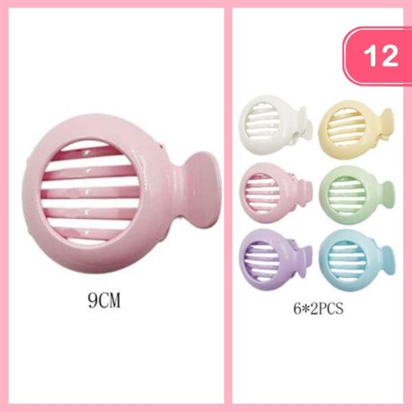 HAIR CLAW CLIP (12 UNITS)